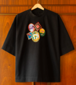 HOTEL ERRORS PATCH HEAVYWEIGHT TEE IN BLACK