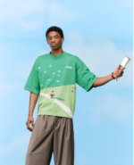 KNITTED COTTON BIKE RIDE TEE